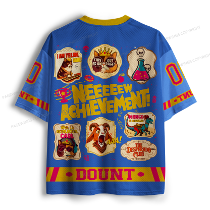 Pagewings Neeeeeew Achievement Unisex Mesh Jersey