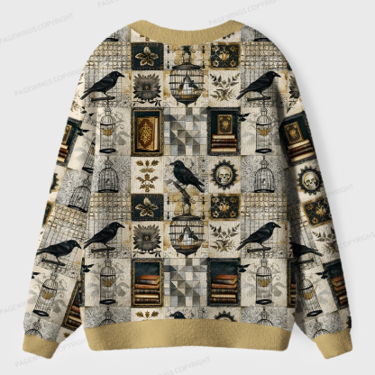 Pagewings Never More Unisex Ugly Cardigan Sweaters
