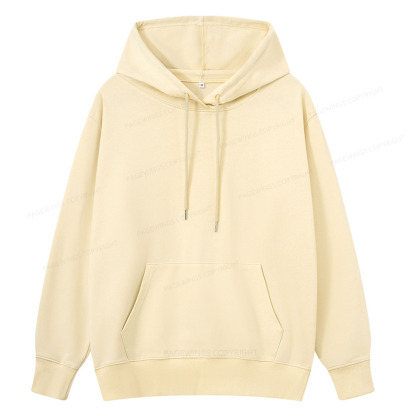 Pagewings Comfortable Solid Color Unisex Classic Hoodie