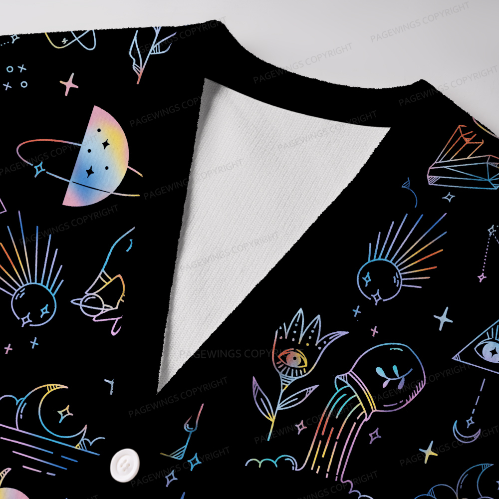 Pagewings Reading Is Magic Unisex Ugly Cardigan Sweaters