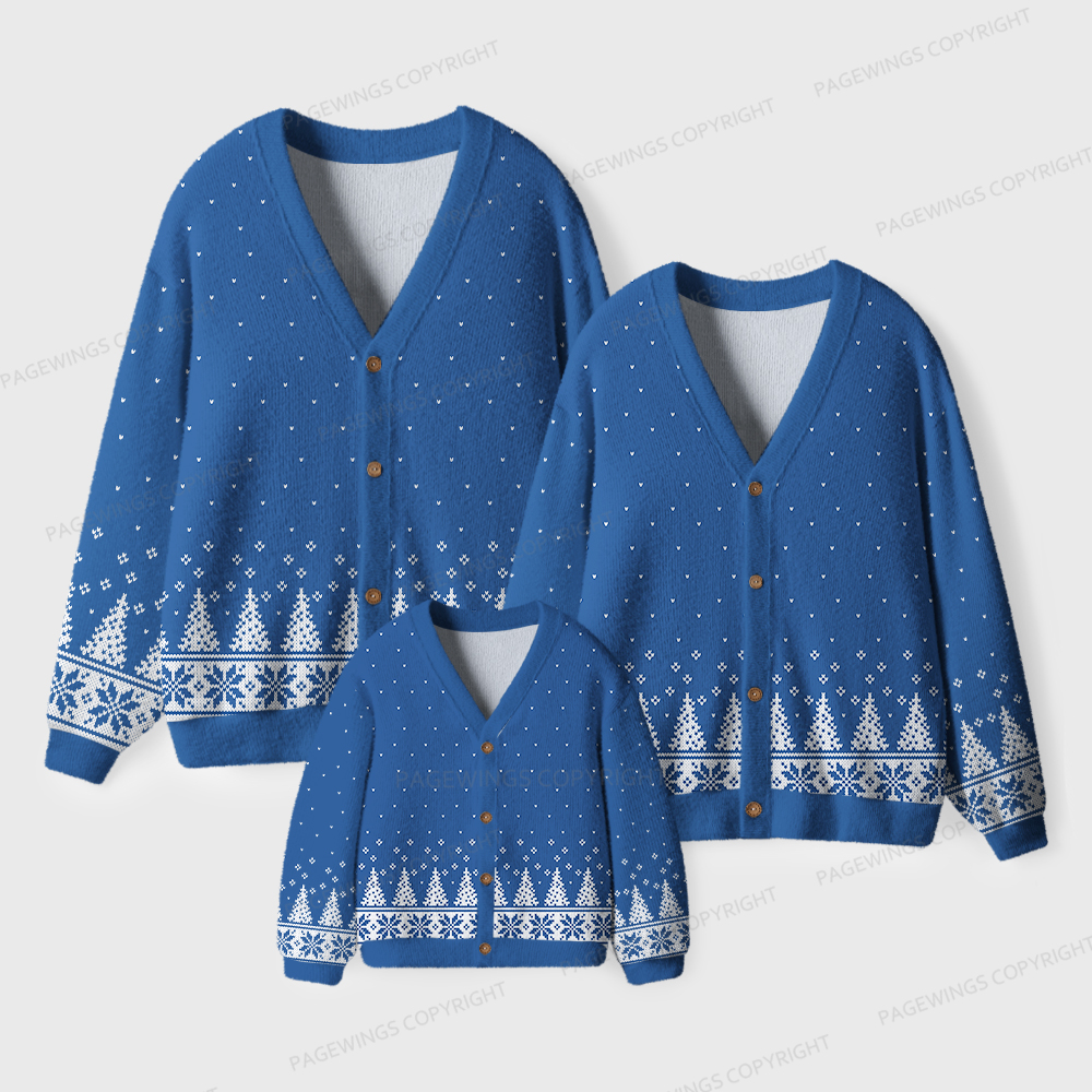 Pagewings Support Your Local Library Unisex Ugly Cardigan Sweaters