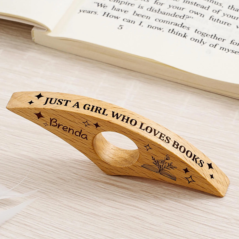 Pagewings Personalized Book Lover Book Page Holder
