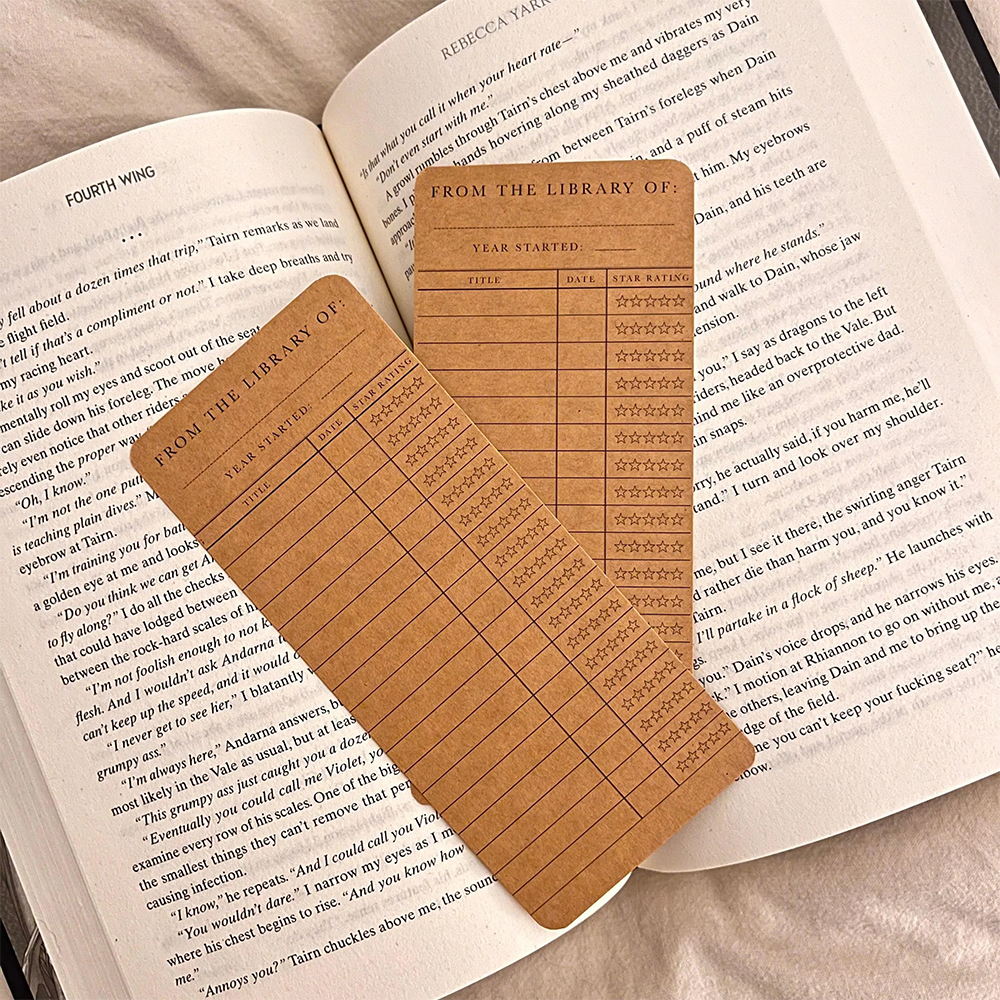 Pagewings 2026 Reading Tracker Bookmark