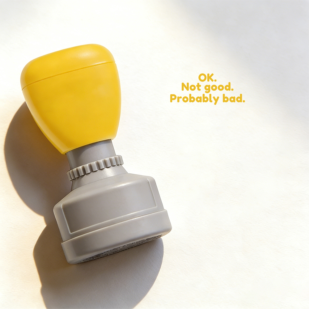 Pagewings Ok Not Good Probably Bad Stamp