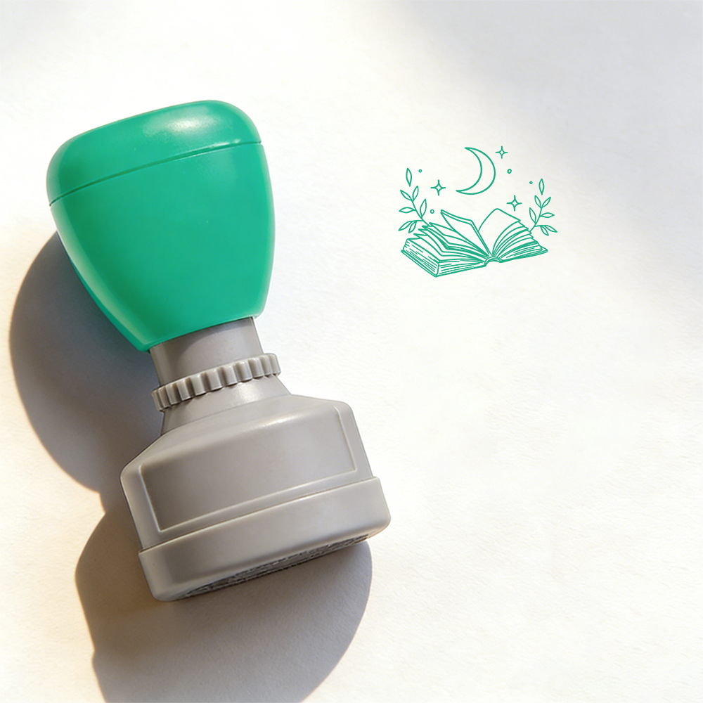 Pagewings Read Books Be Kind Stay Weird Stamp