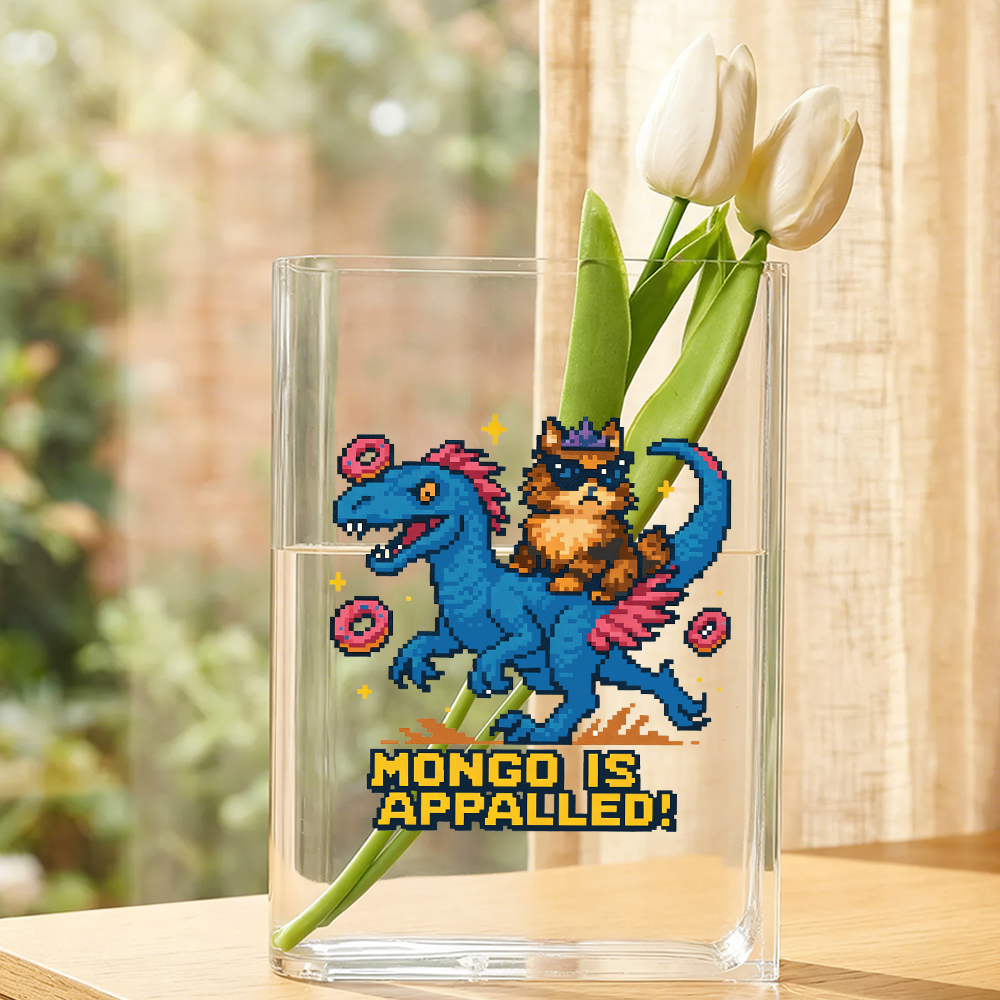 Pagewings Mongo is Appalled Acrylic Book Vase