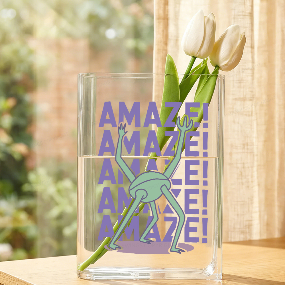 Pagewings Sci-Fi Book Lover Acrylic Book Vase