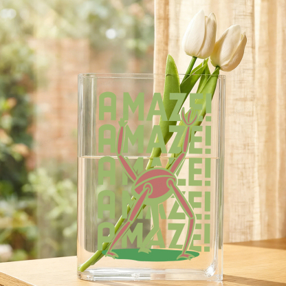 Pagewings Sci-Fi Book Lover Acrylic Book Vase