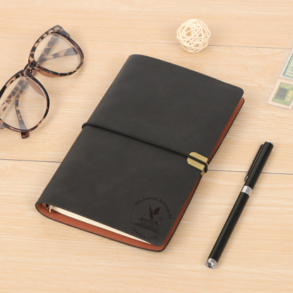 Pagewings Personalized Name Book Dragon Leather Journal