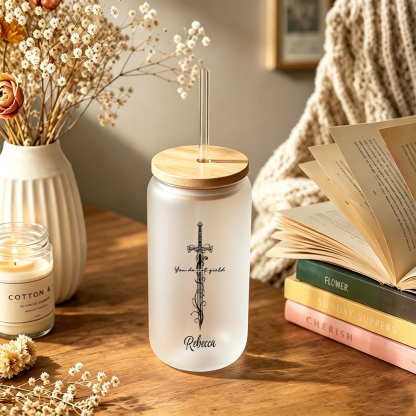 Pagewings Personalized Fantasy Novel Lovers Glass Can Tumbler