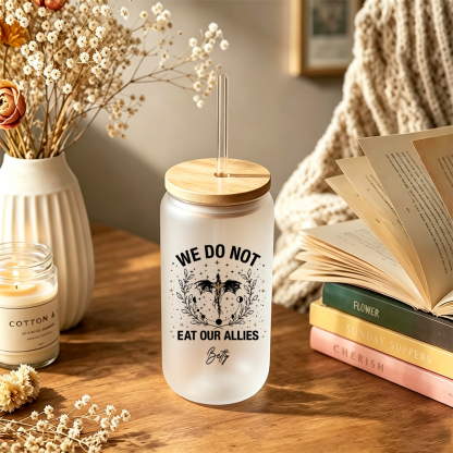 Pagewings Personalized Fantasy Novel Lovers Glass Can Tumbler