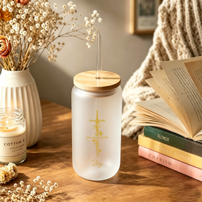 Pagewings Personalized Fantasy Bookish Glass Can Tumbler