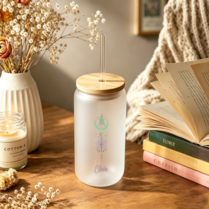 Pagewings Personalized Fantasy Bookish Glass Can Tumbler