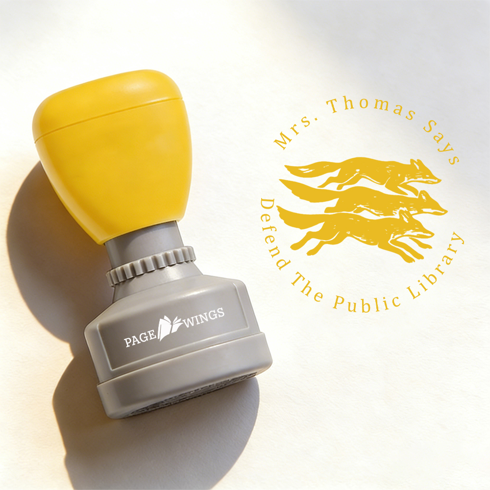 Pagewings Personalized Public Library Stamp