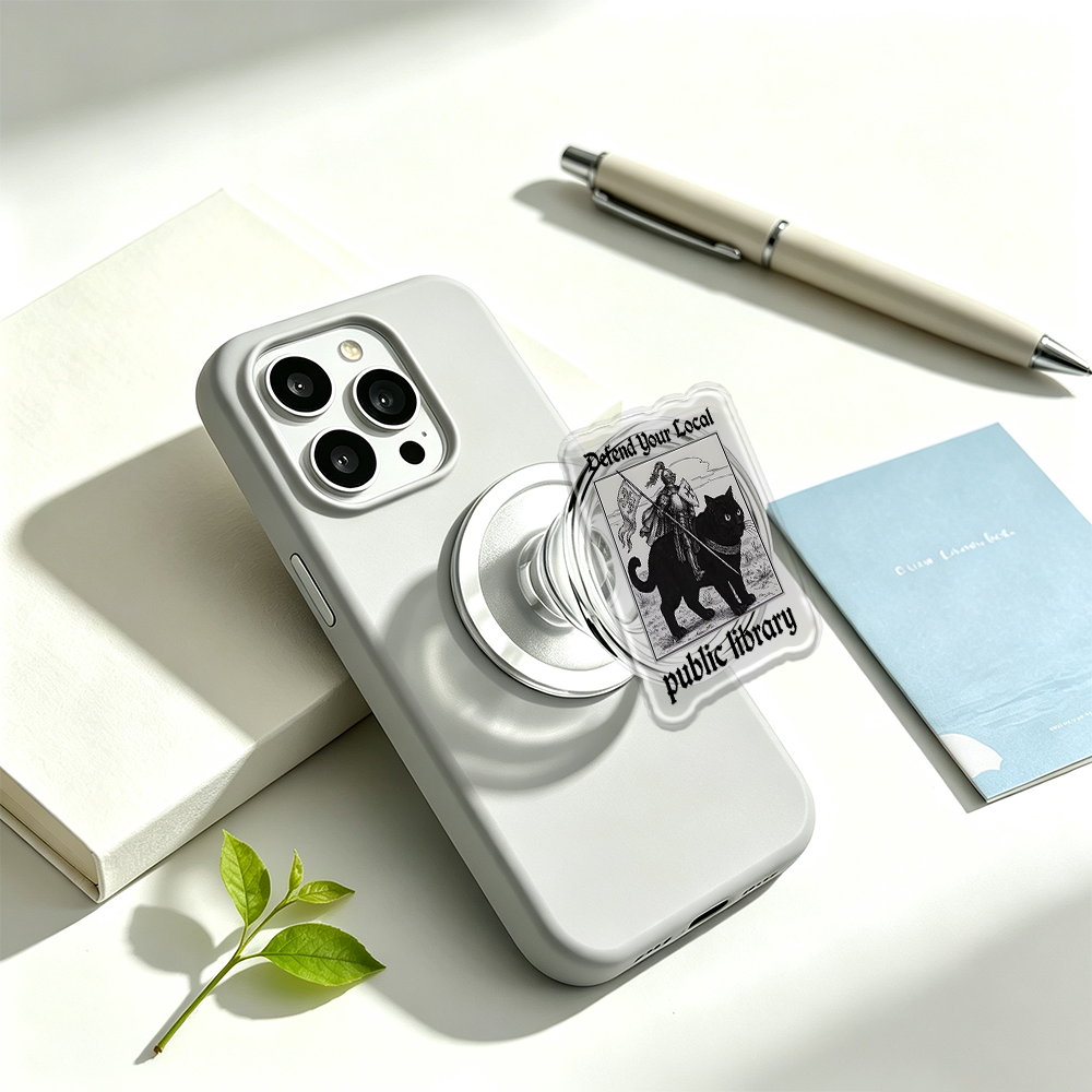 Pagewings Defend Your Local Public Library Phone Grip