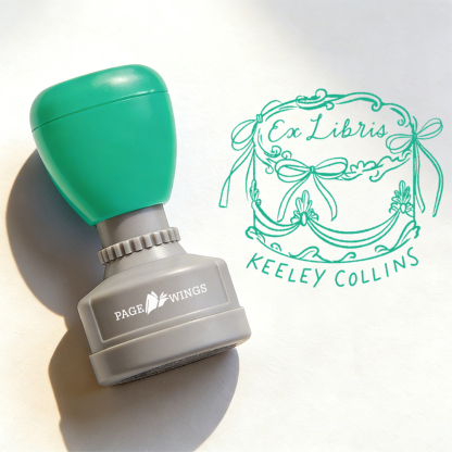 Pagewings Personalized Ex Libris Stamp