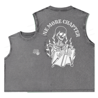 Pagewings One More Chapter Unisex Washed Tank Top