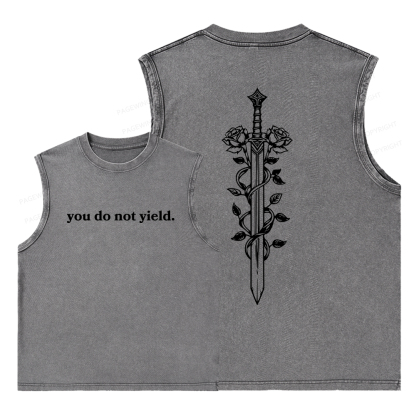 Pagewings Throne of Glass Merch Unisex Washed Tank Top