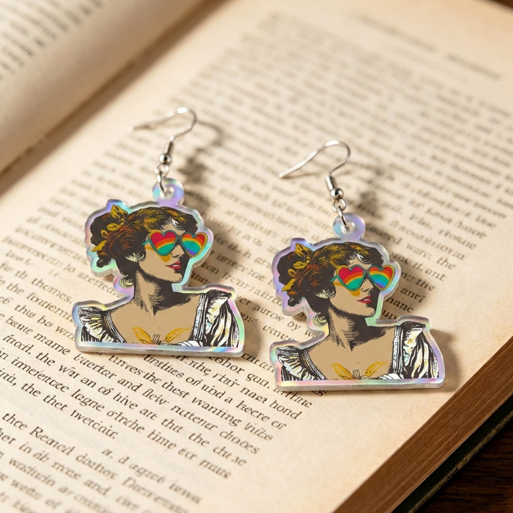 Pagewings More Pride Less Prejudice Earrings