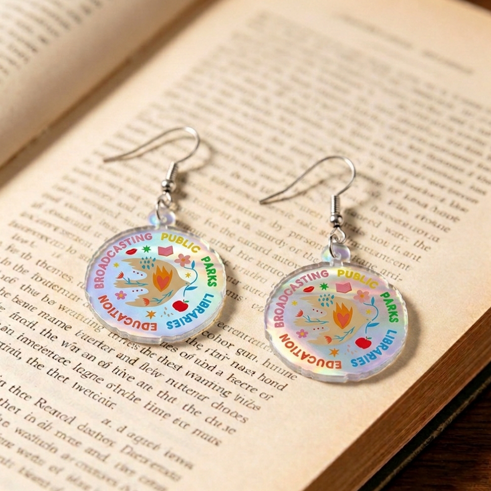 Pagewings Public Libraries Earrings