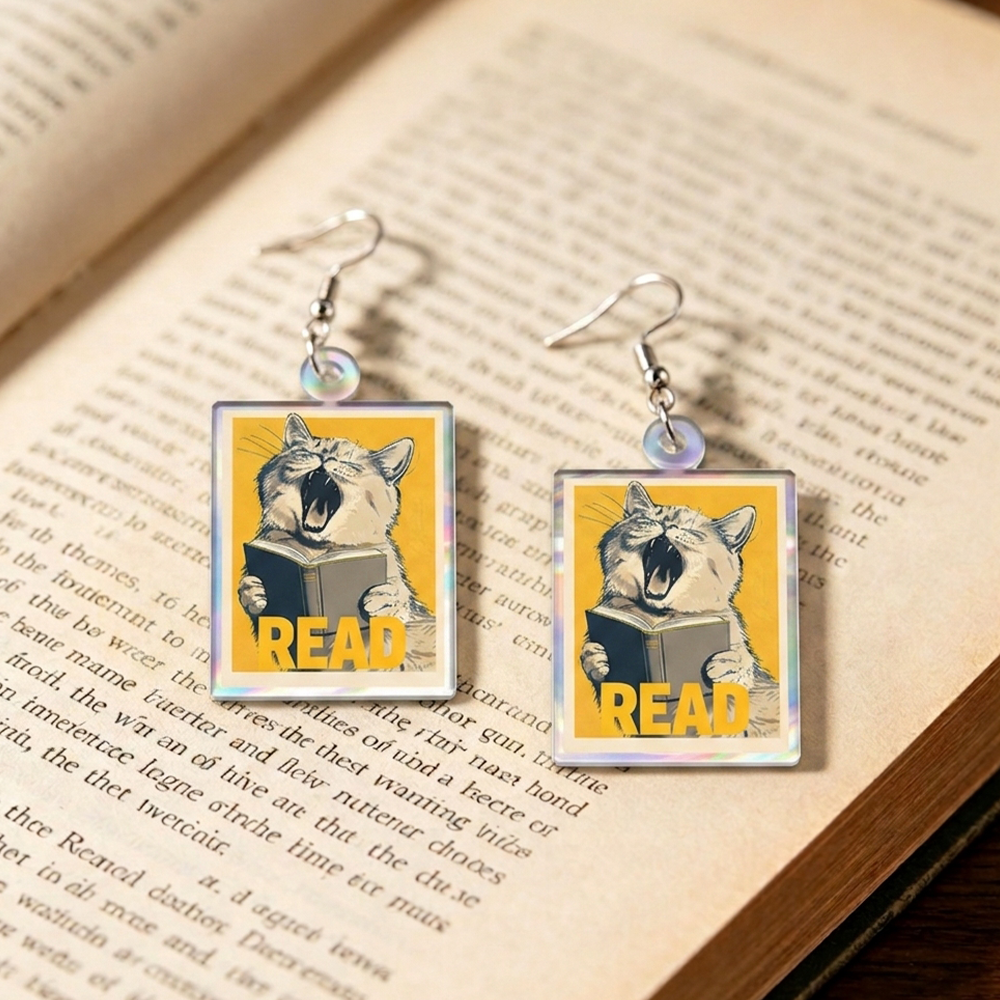 Pagewings Reading Is My Jam Earrings