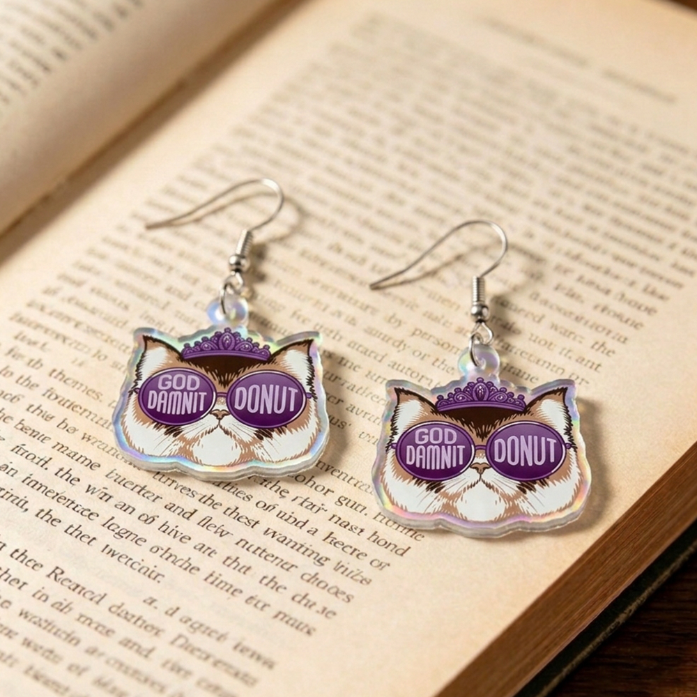 Pagewings Sci Fi Reader Earrings