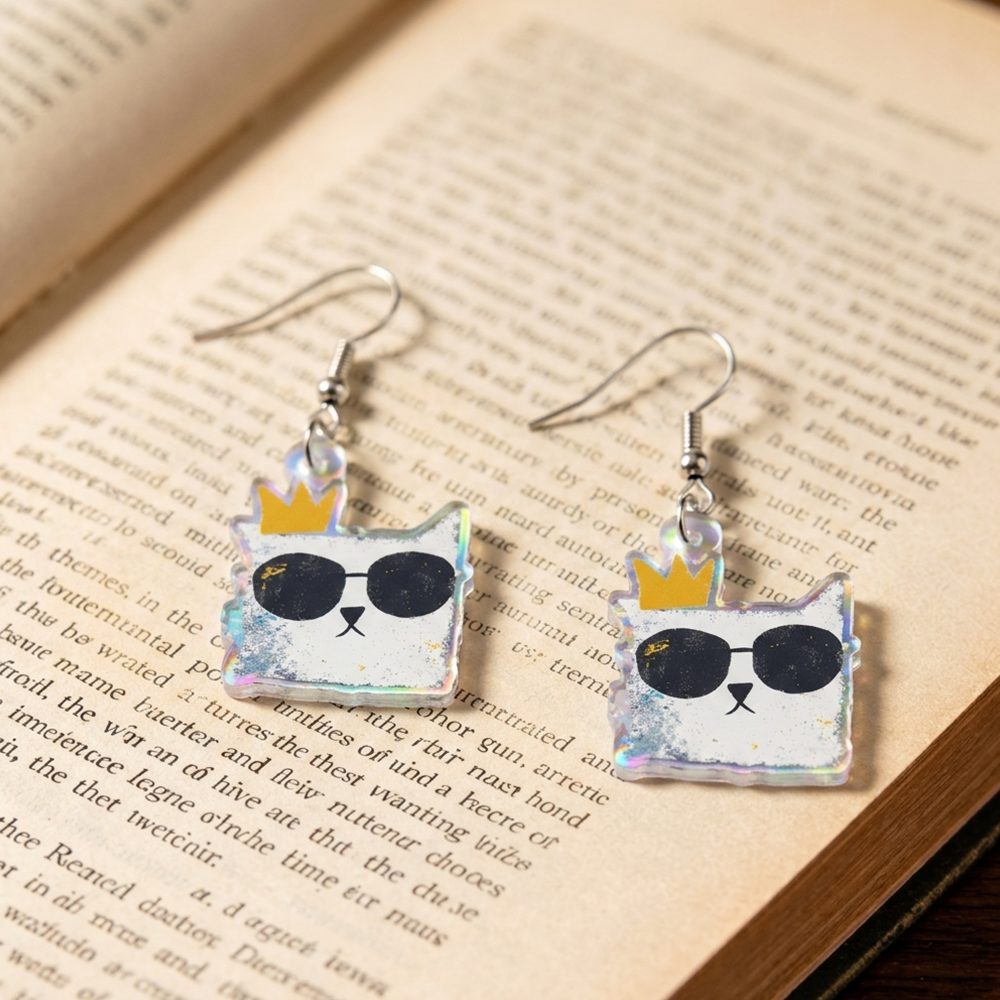 Pagewings Sci Fi Reader Earrings