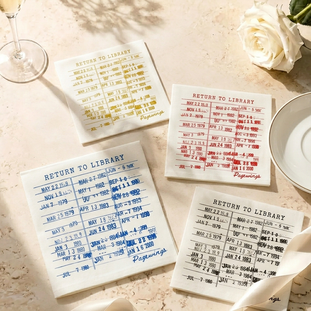 Pagewings Return To Library Paper Napkins 