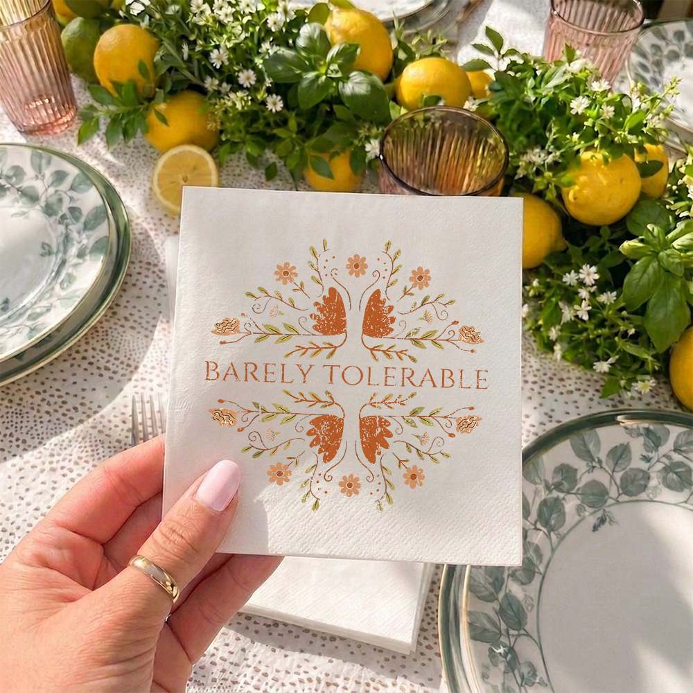 Pagewings Barely Tolerable Paper Napkins 