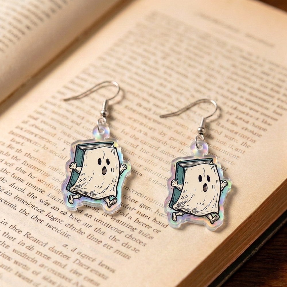 Pagewings Spooky Season Halloween Earrings