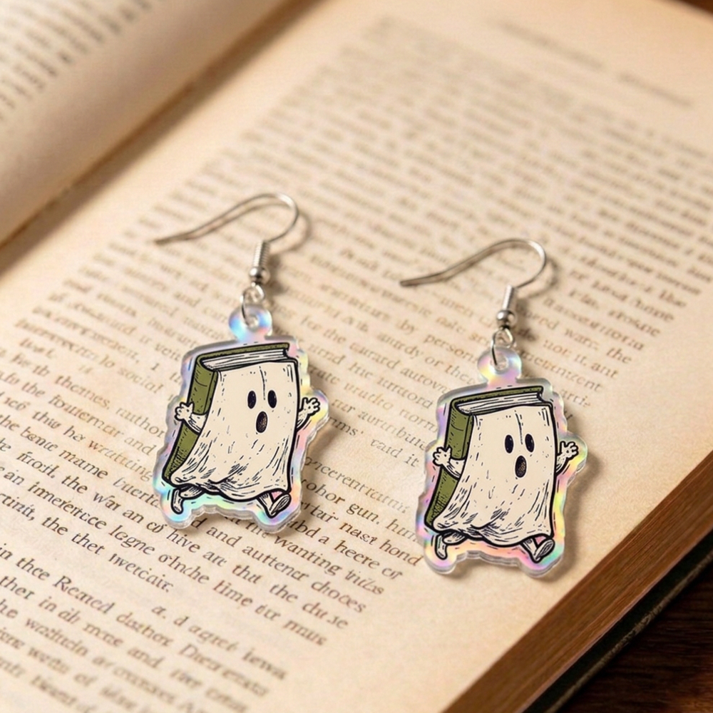 Pagewings Spooky Season Halloween Earrings