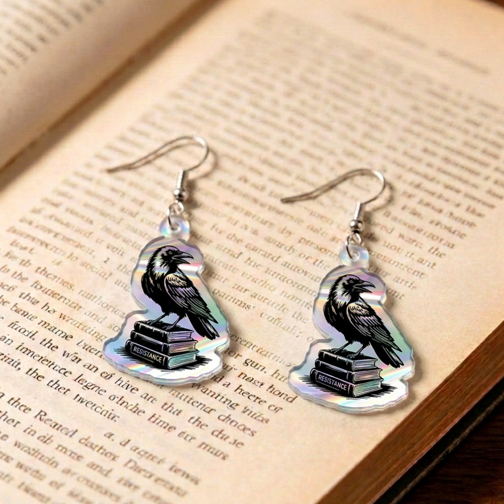 Pagewings Read Banned Books Earrings
