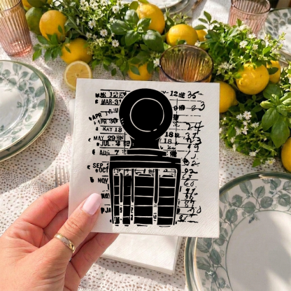 Pagewings Return To Library Paper Napkins