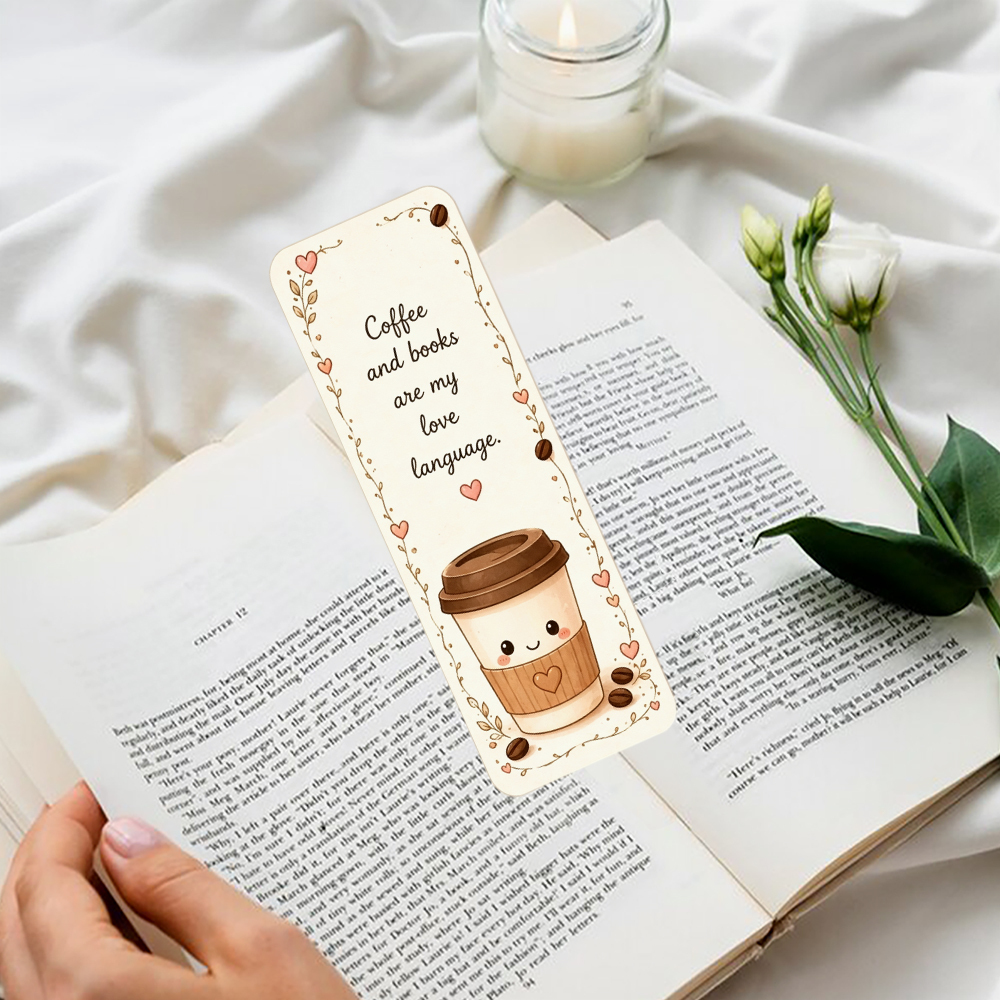 Pagewings Coffee And Books Are My Love Language Bookmark