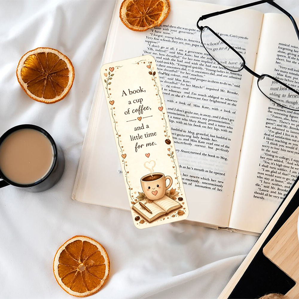 Pagewings A Book  A Cup Of Coffee Bookmark