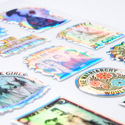 Pagewings Girls Power Holographic Stickers