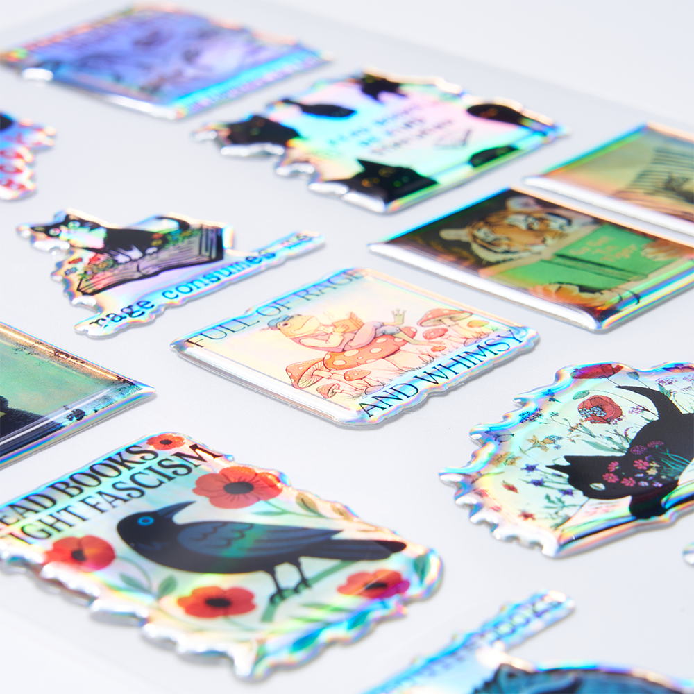Pagewings Animals Holographic Stickers