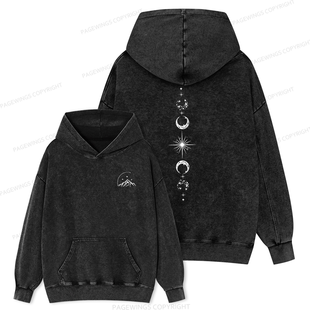 Pagewings Hello Feyre Darling Unisex Washed Hoodie