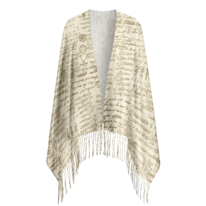 Pagewings Literature Long Fringe Scarf