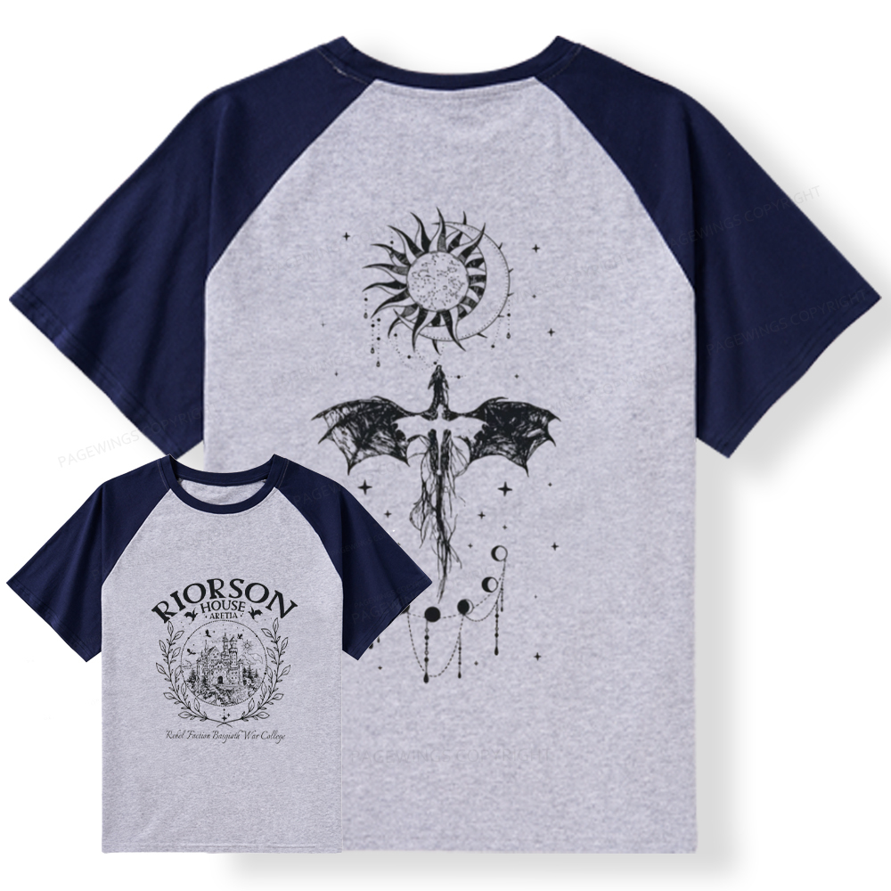 Pagewings Fourth Wing Raglan T-shirt