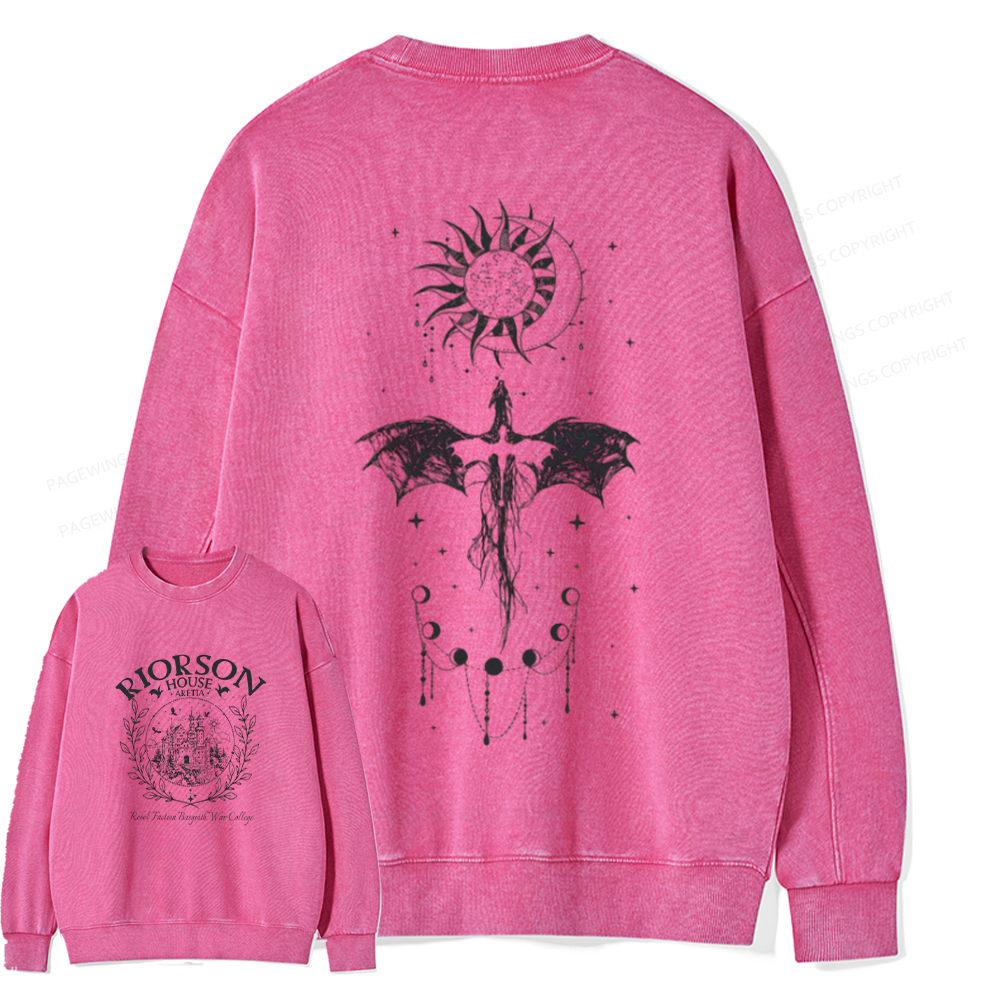 [Copy]Pagewings The World Will Be Saved And Remade Unisex Washed Sweatshirt
