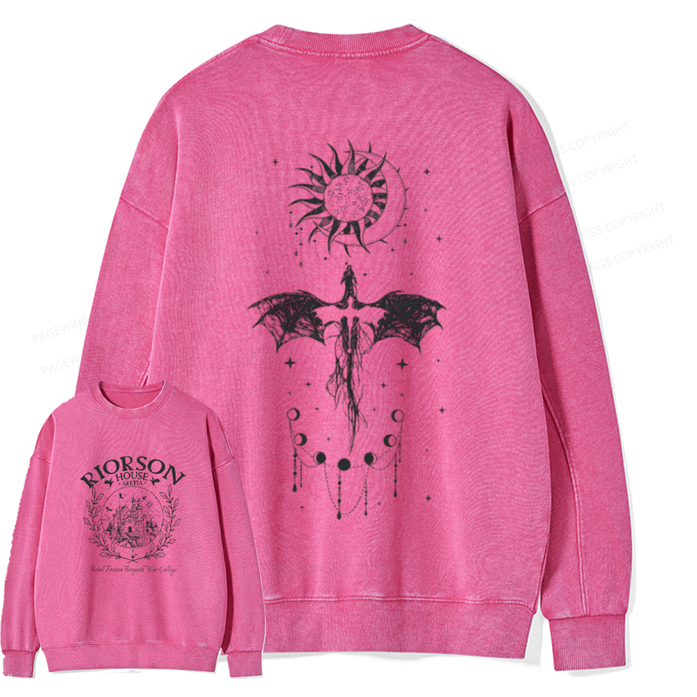 [Copy]Pagewings The World Will Be Saved And Remade Unisex Washed Sweatshirt