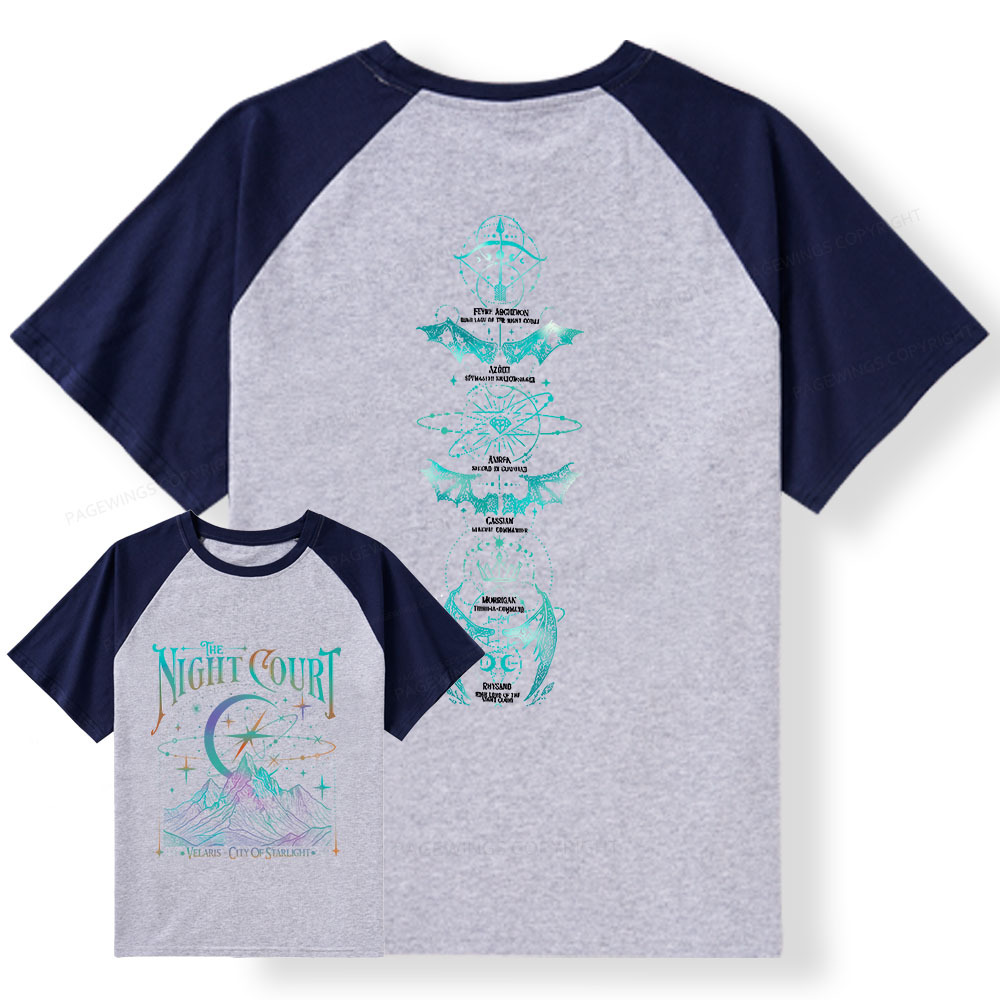 Pagewings The Night Court Raglan T-shirt