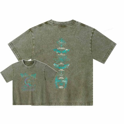 Pagewings The Night Court Unisex Kids Washed T-shirt