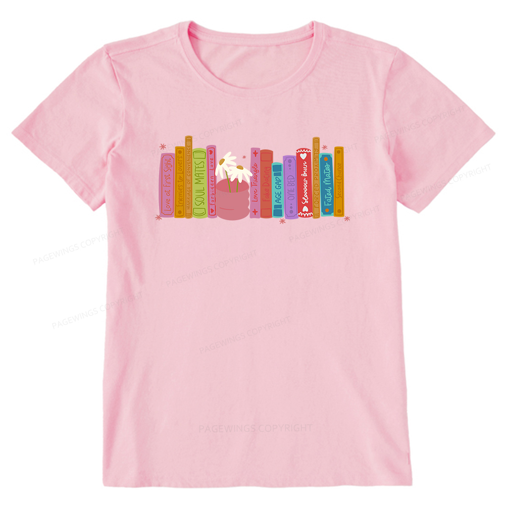 Pagewings Romance Book Tropes Unisex Classic T-shirt