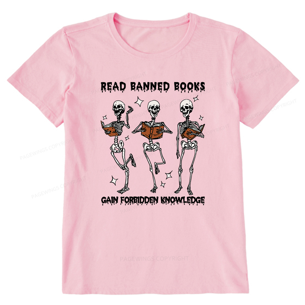 Pagewings Read Banned Books Gain Forbidden Knowledge Classic T-shirt