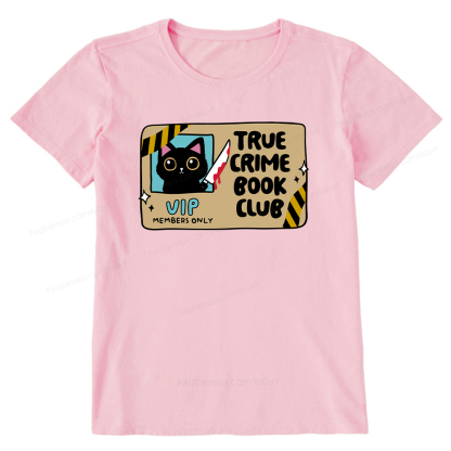 Pagewings True Crime Book Club Unisex Classic T-shirt