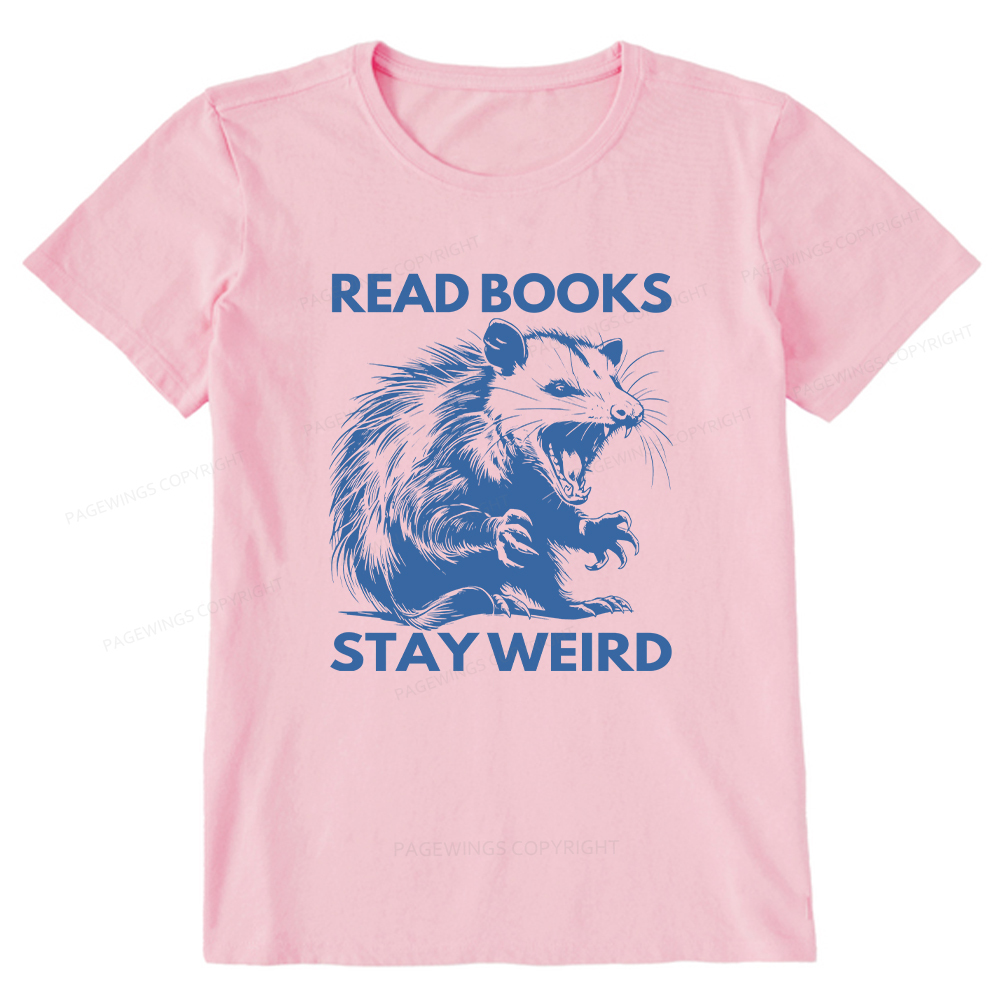 Pagewings Read Books Stay Weird Unisex Classic T-shirt