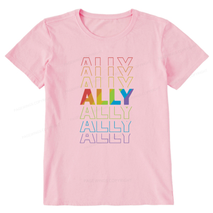 Pagewings LGBTQ Ally Unisex Classic T-shirt