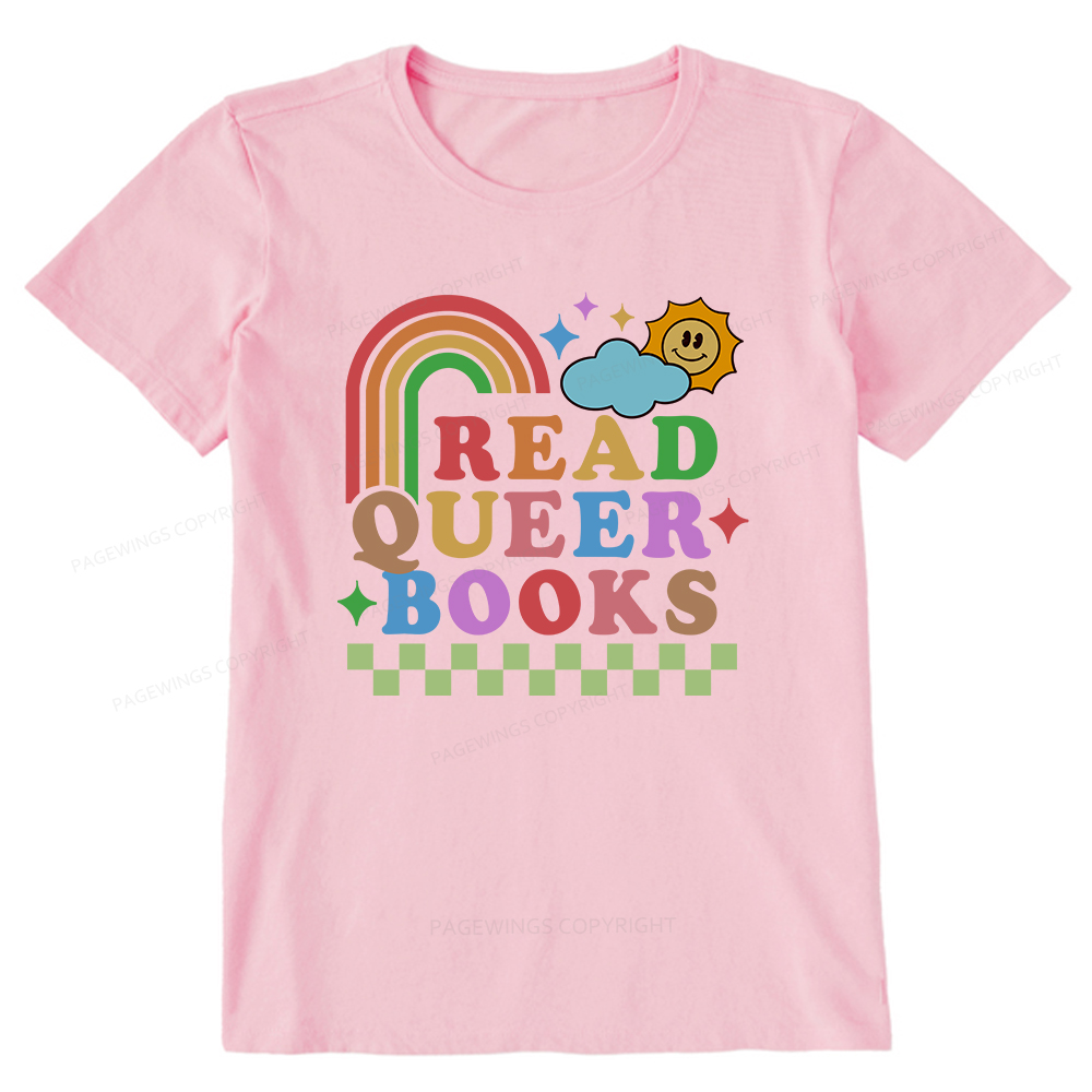 Pagewings Read Queer Books Unisex Classic T-shirt